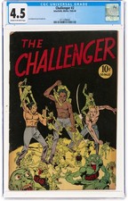 The Challenger #2 CGC 4.5 Interfaith Winter 1945-1946 Hitler App. Joe Kubert Art picture