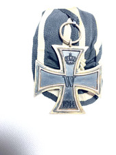 ✚ WW1 German Iron Cross 2nd Class Lug Marked WG W/ Parade Style Ribbon (4320) picture