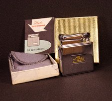Vtg Ibelo Monopol Petrol Lighter Boxed Germany Ate Brakes Automobilia (№1562) picture