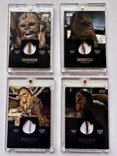 2013 Jedi Legacy Star Wars Chewbacca Fur Film Prop Relic Set CR-1 CR-2 CR-3 CR-4 picture