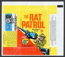 1966 Topps Rat Patrol 5¢ Vintage Original Wax Pack Wrapper Non-Sport High Grade picture