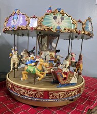 Rare Vintage 1993 Mr Christmas Mickey's Holiday Carousel - Decor Works 90's picture