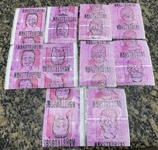 1980s Venezuela MONSTRUOSOS Frankenstein Horror Vintage Sealed Pack Lot of 10 picture