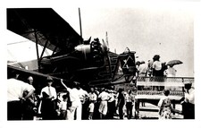 Keystone Aircraft B-5 Bomber Biplane Altoona Pennsylvania 1930s RPPC Reprint picture