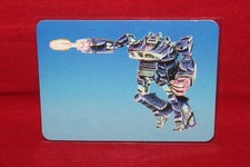 1985 Hasbro Transformers Card Shockwave Blue Left Facing Decepticon # 122 picture