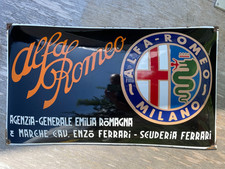 ALFA ROMEO porcelain sign advertising vintage garage 27