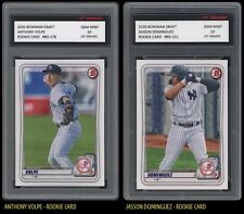 ANTHONY VOLPE/JASSON DOMINGUEZ 2020 BOWMAN DRAFT Topps 1ST GRADED 10 ROOKIE CARD picture