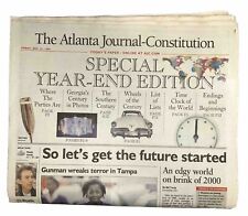 Vintage Newspaper The Atlanta Journal -constitution Dec 31. 1999 Special Year Ed picture