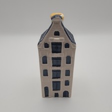 KLM Bols Blue Delft House 65 Amsterdam Bottle 2009 Empty Miniature Decor picture