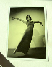 Barbara Morgan B&W Portrait Dance Photograph of Martha Graham - Signed, Unframed picture
