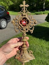 + Reliquary with Rare Relic of St. Francis Xavier Seelos + (CU95) chalice co. picture