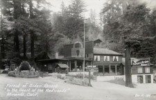 c1940s Forest of Arden Resort nr Miranda Redwoods Humboldt County RPPC COPY picture