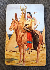 1956 Looking Glass Nez Perce Chief Quaker Pack-O-Ten Braves of Indian Nations 10 picture