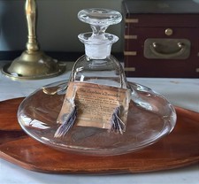 Rare Vintage Silverbrook Art Glass Works No. 600S Captain's Decanter Kreutz Bros picture