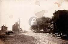 Castle Rock Minnesota MN C1910 Street View RPPC Photo Postcard COPY picture