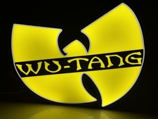 Light Up Wu-Tang Clan Led Light Up Decoration Sign Extra Large XL 9”-10” Wide picture