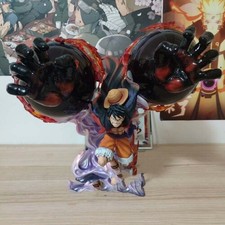 Reset Studio One Piece Gear 3 Luffy Resin Statue In Stock Led Light H35cm New picture