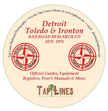 Detroit Toledo & Ironton Research PDFs on DVD -Official Guides, Equipment & More picture