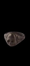 Antique WWII Ww2 Era Central European Unique Ring Bronze picture