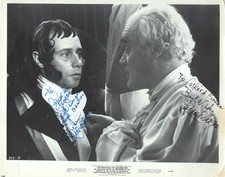 BRITISH STAGE, FILM ACTORS PATRICK MAGEE & IAN RICHARDSON, SIGNED VINTAGE PHOTO picture