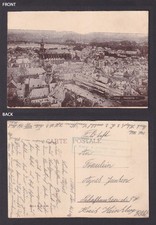 WWI Feldpost 1916 Postcard Mons Belgium Panorama picture