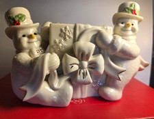 Lenox American by Design Porcelain Snowman Christmas Figurine Boxed picture