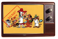 Quick Draw McGraw Classic Saturday Cartoon Retro TV Fridge Magnet 4x6 picture