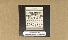 2024 Keepsake HISTORICAL EDITION FACTORY SEALED 5 BOX CASE Chase POTUS cut-autos picture