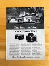 1973 Print Ad Nikon Camera SCCA Racing picture