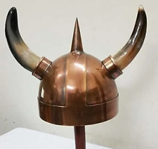 Medieval Spiked Viking Helmet With Horns King Armor Helmet Costume For Halloween picture