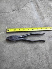 Vintage Utica P-259-8 Bell System Lineman’s Pliers Smooth Handle USA picture