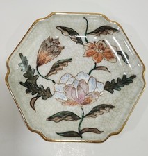 Vtg Japanese Satsuma Heygill Imports Crackle Glaze Pottery Japandi Minimalist picture