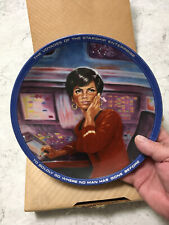 Vtg Star Trek Lt. Uhura Collector's Plate By ERNST Hamilton Collection LE picture