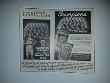 Champlin Refiners Enid Oklahoma 1941 Worth Team Advertisement Ad Monte Basgall picture