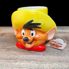 Vintage 1994 Speedy Gonzales Applause Ceramic Mug Warner Bros Looney Tunes picture