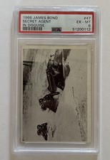1966 Philadelphia Gum James Bond #47 SECRET AGENT IN DISGUISE PSA 6 picture
