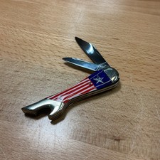 Remington Vintage UMC Japan American Flag Lady Leg Folding Pocket Knife USA picture
