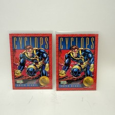 2x 1993 Skybox Marvel X-Men: Series 2 - Cyclops #10 picture