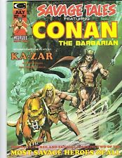 Savage Tales #5 1974 NM-  Conan the Barbarian  Ka-Zar The Savage Combine Ship picture