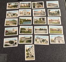 RPPC C1940 California Landmark Postcards - Lot of 21 Great Condition - Missions picture