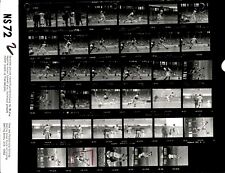 LD323 '73 Orig Contact Sheet Photo THURMAN MUNSON BOBBY MURCER YANKEES - INDIANS picture
