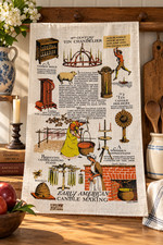 Vintage Kay Dee Linen Tea Towel Sewel Jackson 17