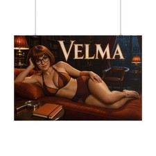 Velma Retro Girl Poster Geek Chic Wall Art Glamour Bedroom Decor Collector Gift picture