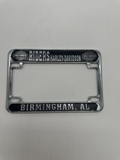 Riders Harley Davidson Motorcycle Metal License Plate Birmingham AL picture