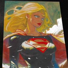 Superwoman Art Print Signed 8.5x11 | Art by Keyeske picture