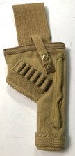 WWII BRITISH ARMY WEBLEY MK IV .38 SERVICE PISTOL WEB BELT HOLSTER picture