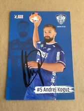Andrej Kogut, Germany 🇩🇪 Handball TBV Lemgo 2021/22  signed 4x6 picture
