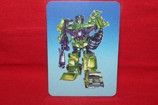 1985 Hasbro Transformers Card Devastator Blue Variation Decepticon # 115 picture