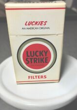Vintage Safety Matchbox , Lucky Strike Filters Cigarette , New/used Full Box  picture