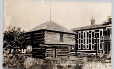 OLD BLOCK HOUSE mansfield oh c1920 postcard ohio prison real photo rppc picture